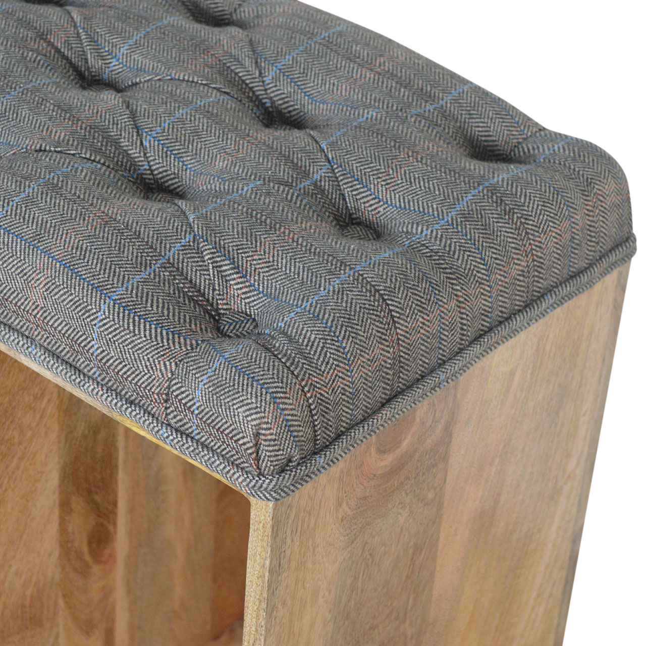 Artisan - Multi Open Storage Bench in Copper, Tweed