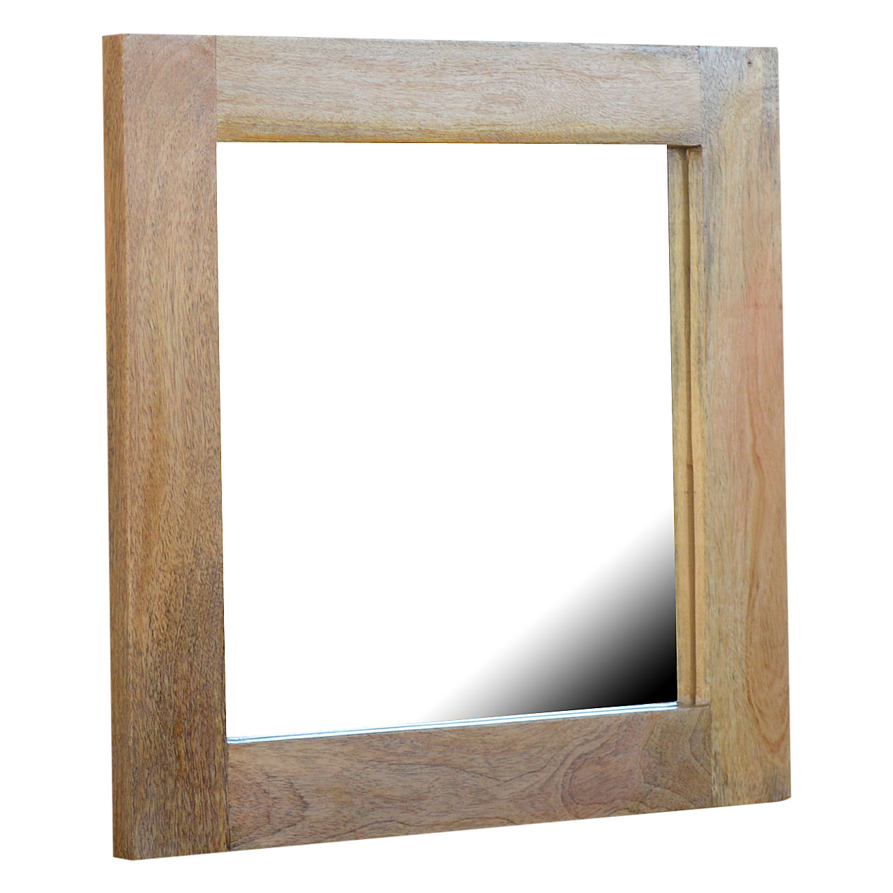 Artisan - Square Wooden Frame with Mirror in Oak-Ish