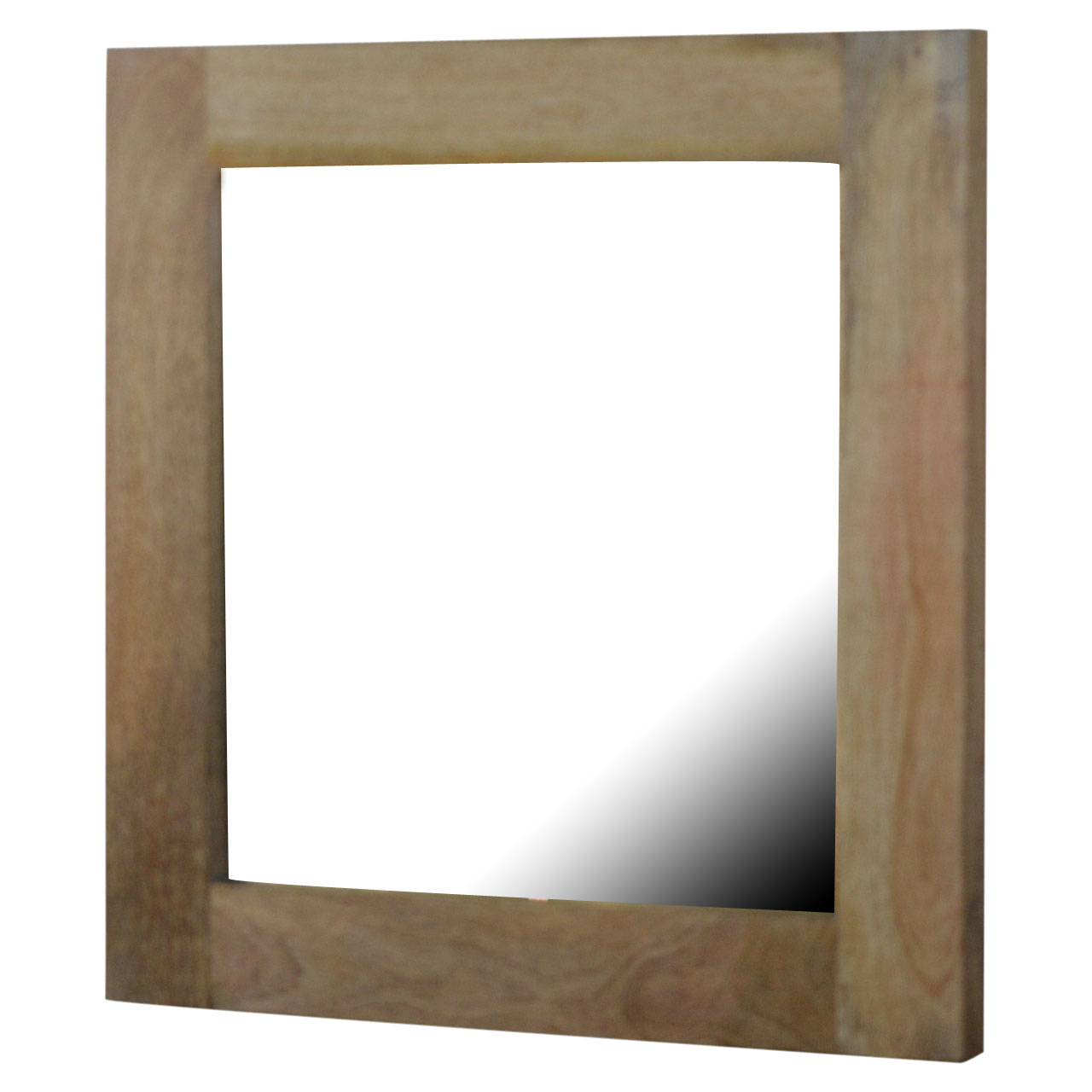 Artisan - Square Wooden Frame with Mirror in Oak-Ish