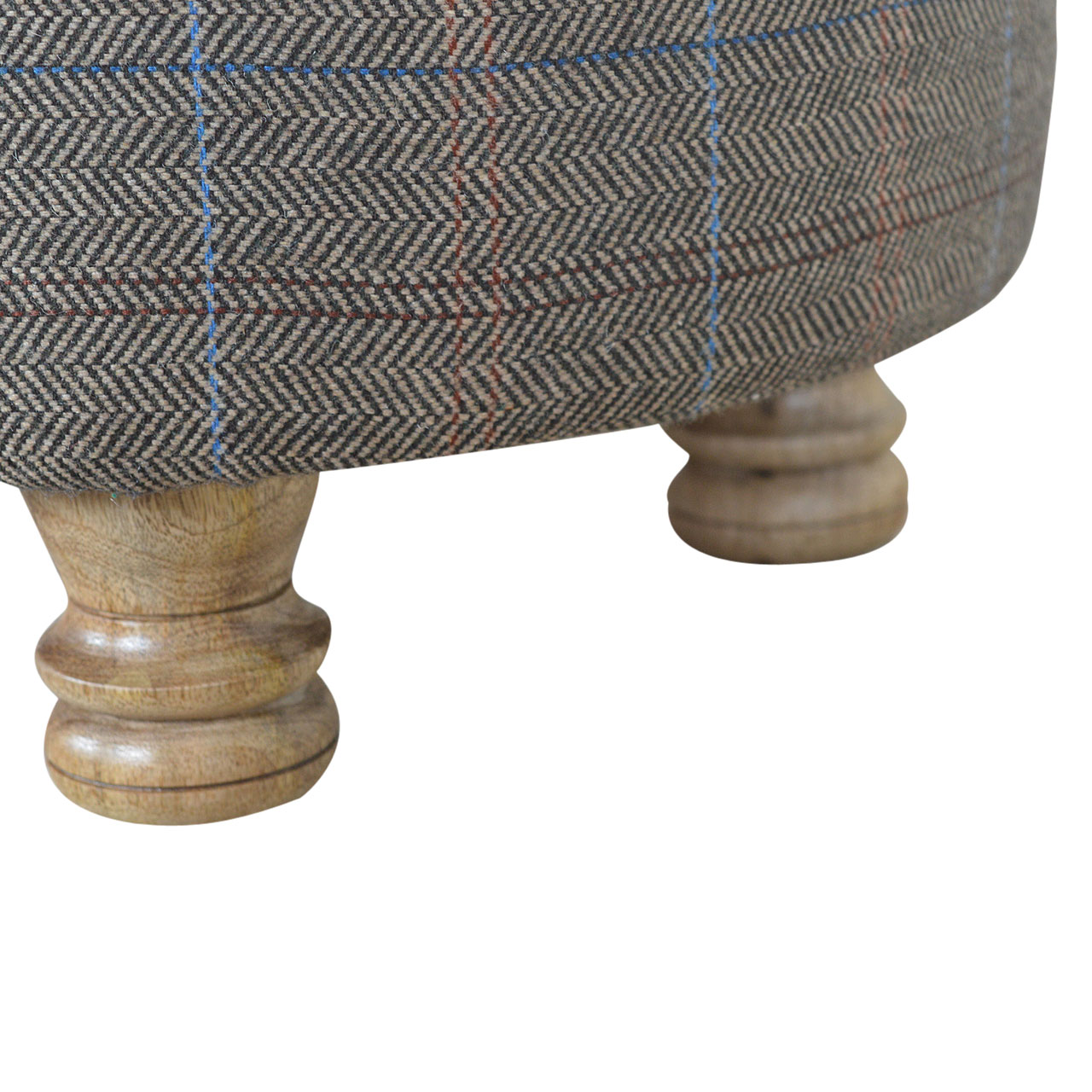 Artisan - Oval Multi Foot Stool in Tweed