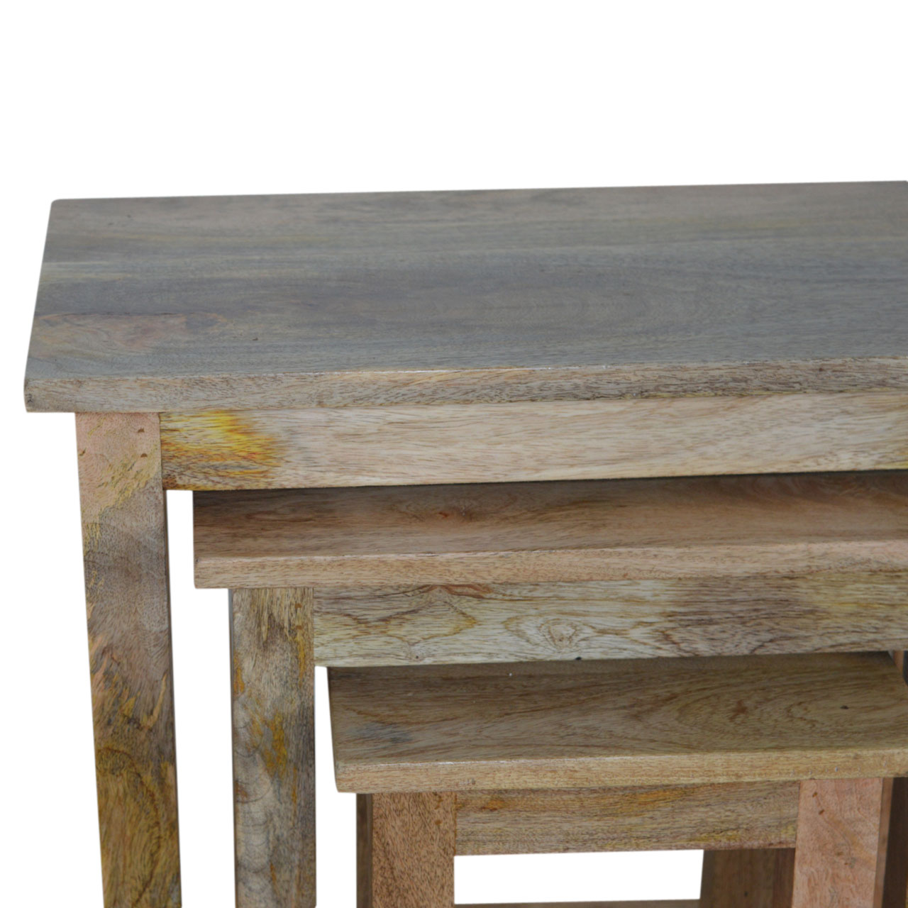 Artisan - Country Solid Stool Set of 3 in Oak-Ish, Wood