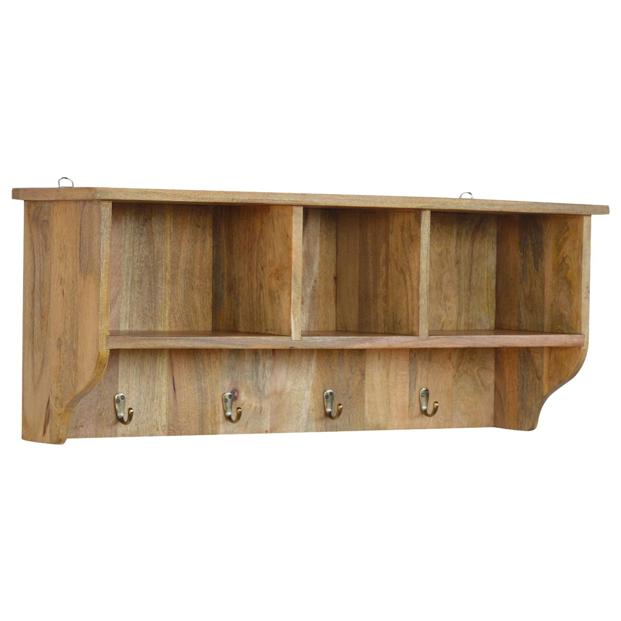 Artisan - Floating Coat Rack with 3 Shelves