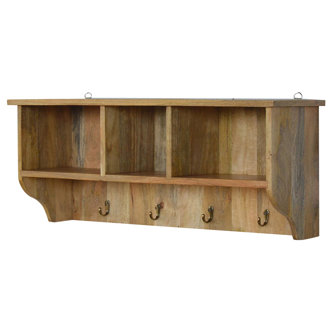 Artisan - Floating Coat Rack with 3 Shelves