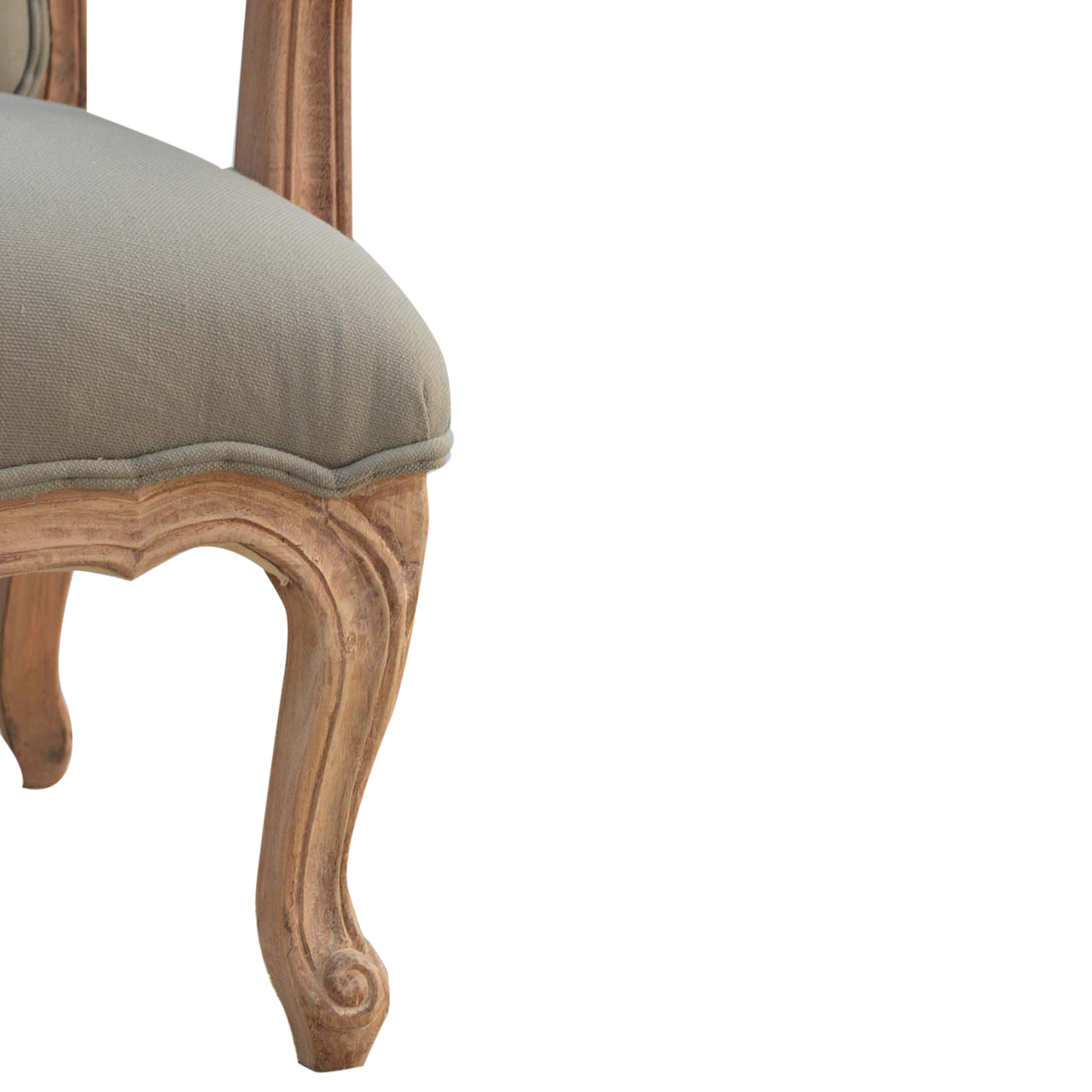 Artisan™ French Style Upholstered Armchair - Sun Bleached