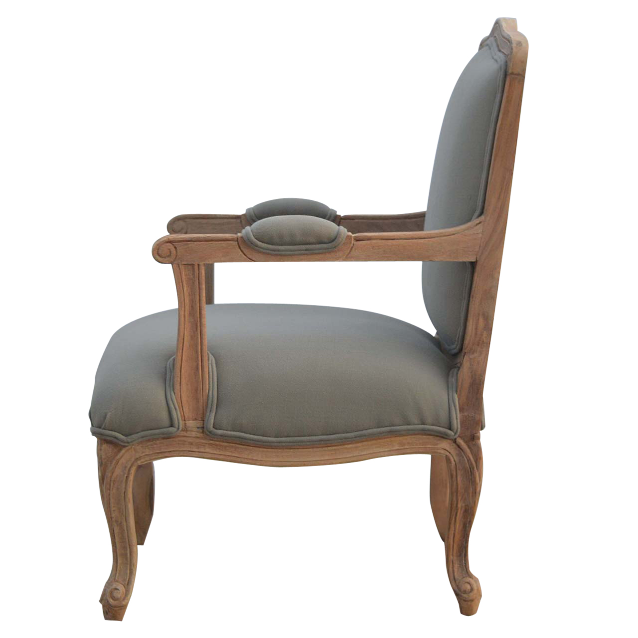 Artisan™ French Style Upholstered Armchair - Sun Bleached