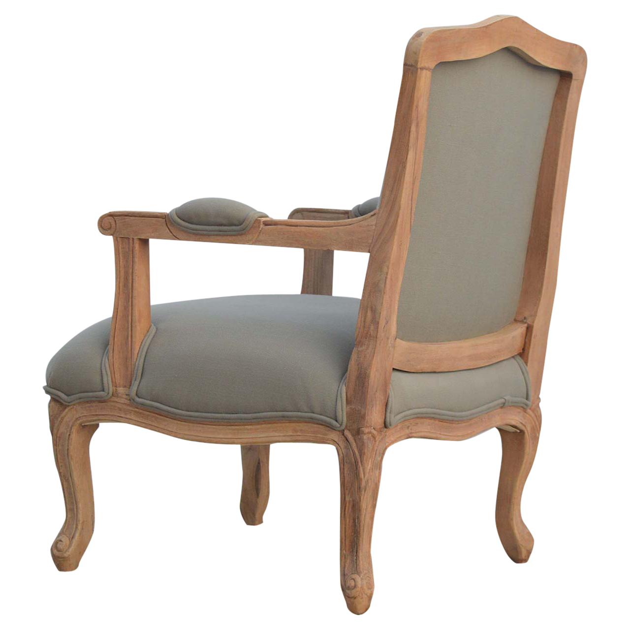 Artisan™ French Style Upholstered Armchair - Sun Bleached