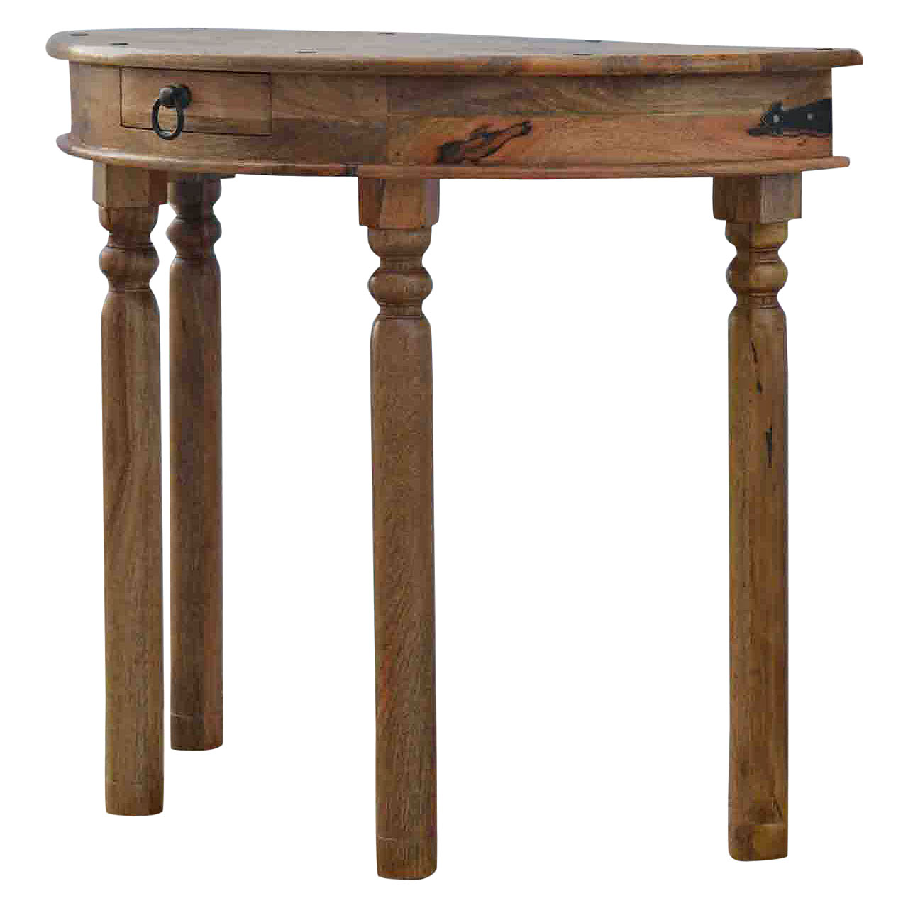 Artisan - Serpentine Console Table in Oak-Ish