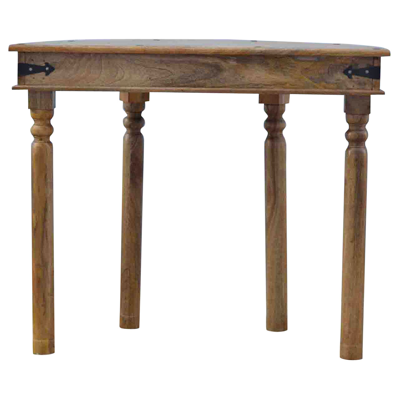 Artisan - Serpentine Console Table in Oak-Ish