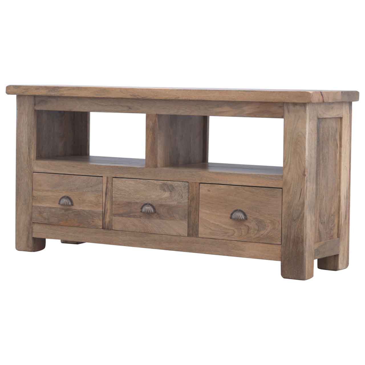 Artisan - Open Slot 3 Drawer Media Unit