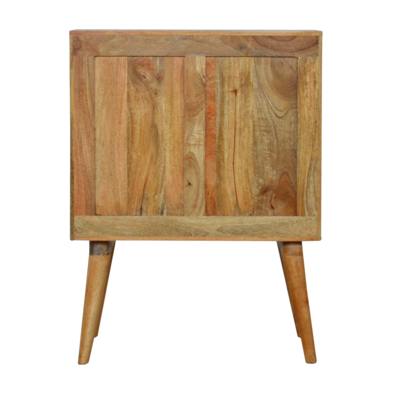 Artisan - Multi Drawer Nightstand in Oak-Ish, Glass