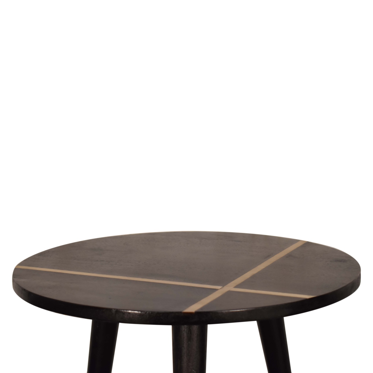 Artisan - Inlay End Table in Walnut/Gold