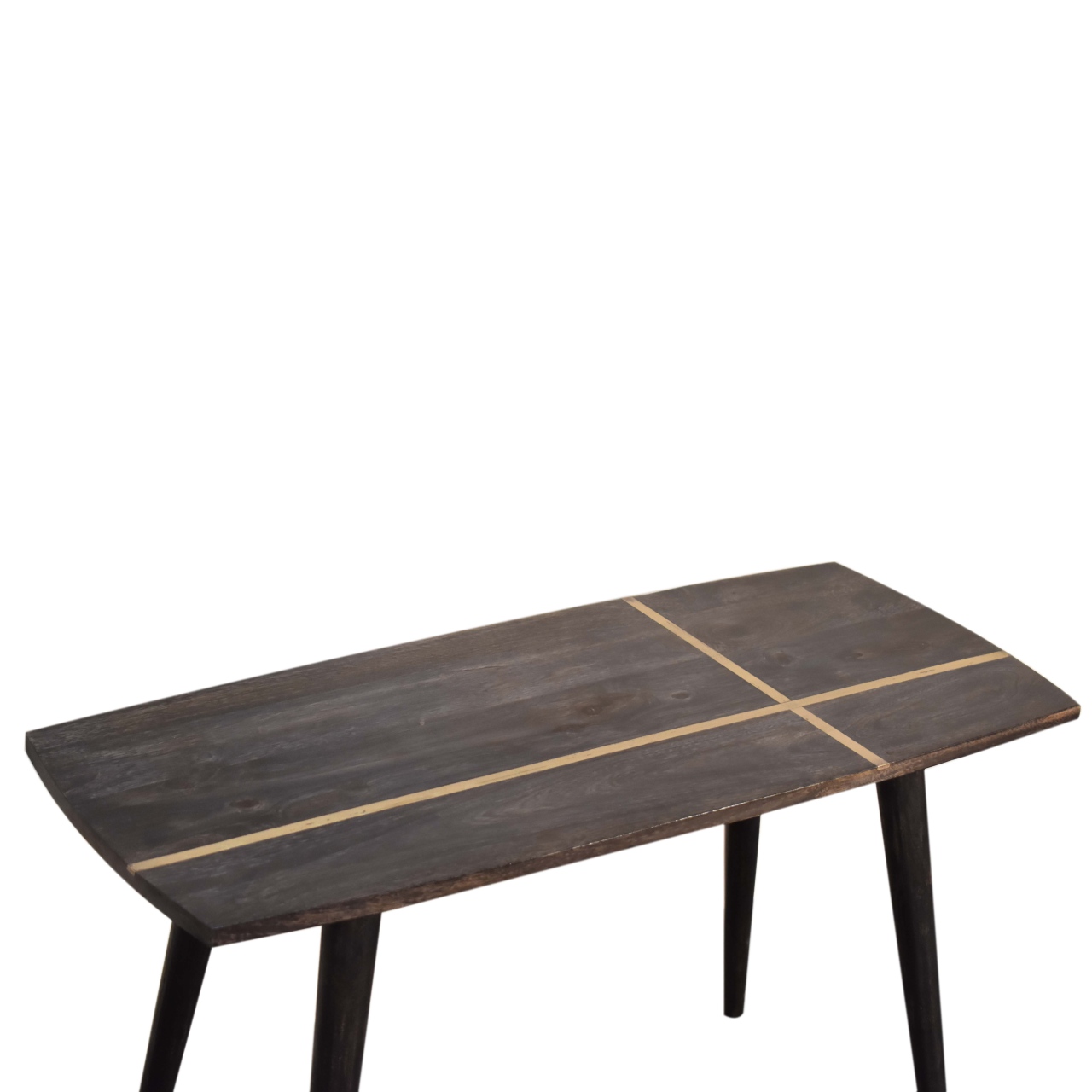 Artisan - Inlay Coffee Table in Ash Black, Brass