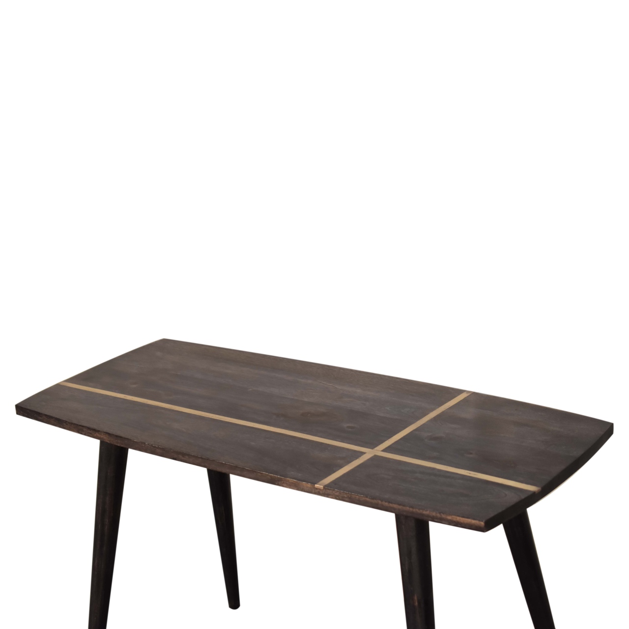 Artisan - Inlay Coffee Table in Ash Black, Brass