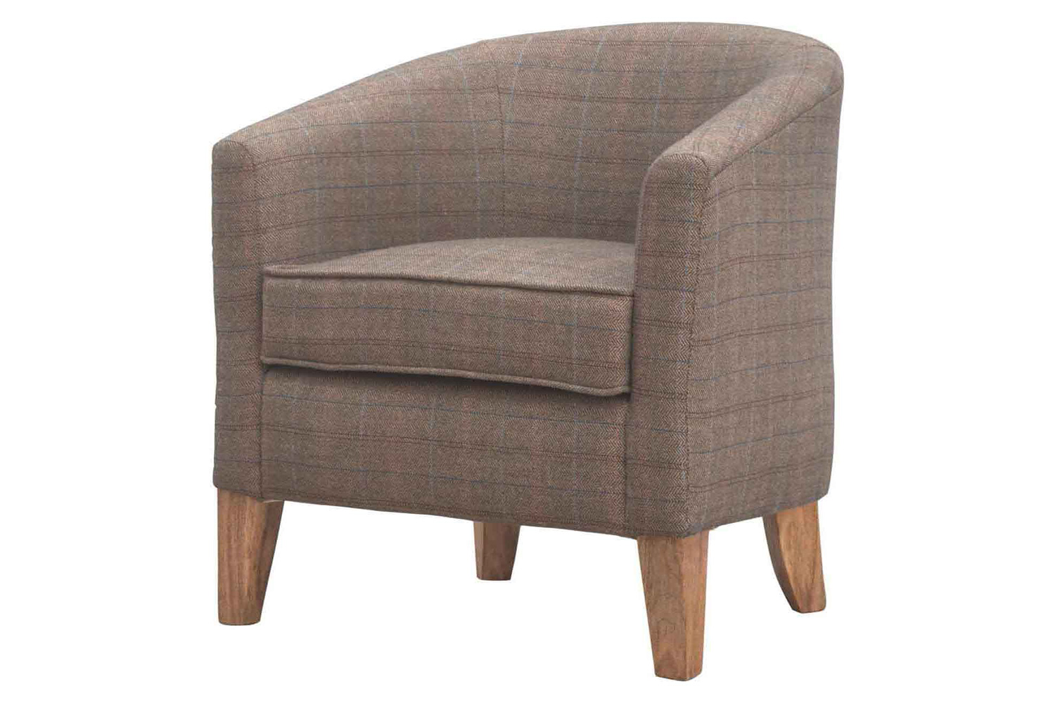 Artisan - Upholstered Tweed Tub Chair