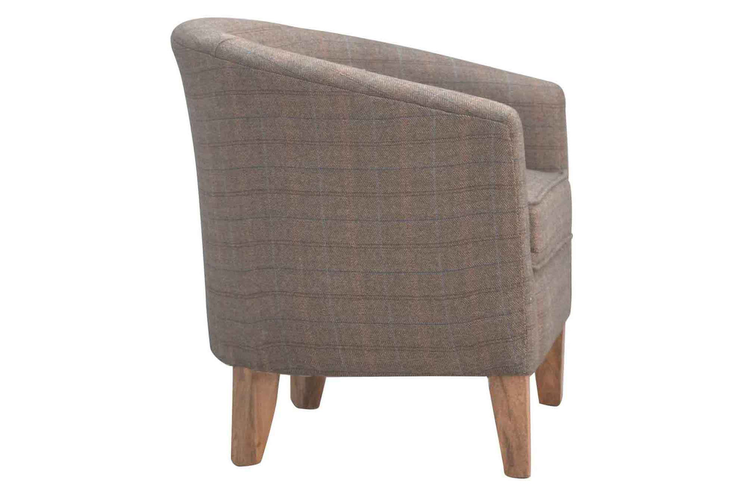 Artisan - Upholstered Tweed Tub Chair