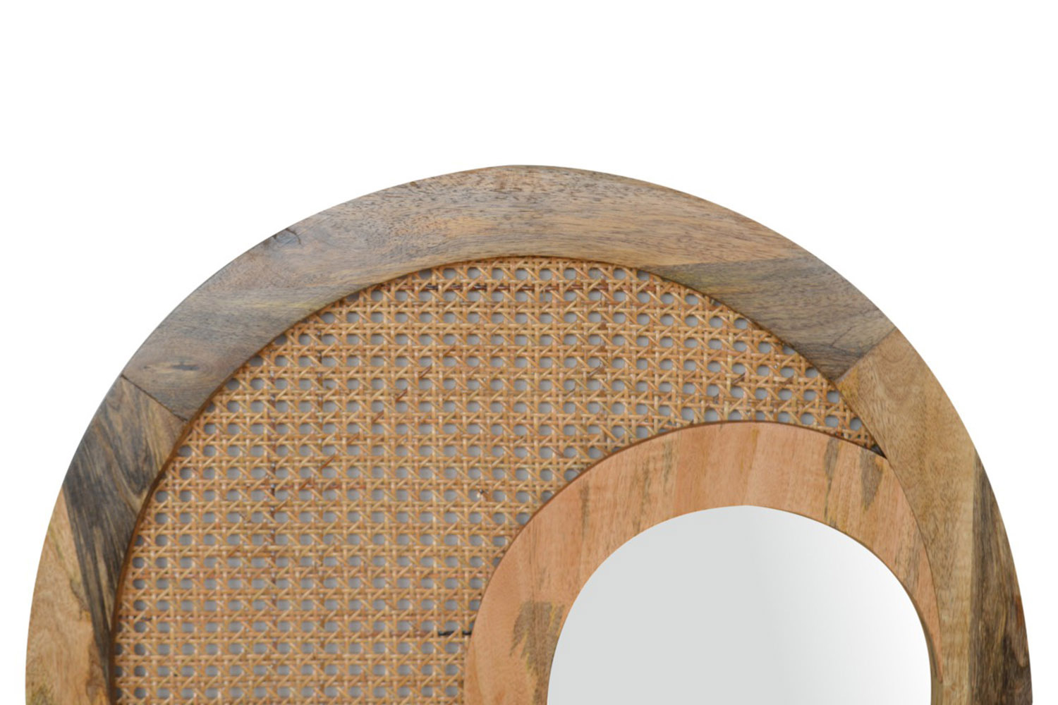 Artisan Woven Mirror - Round