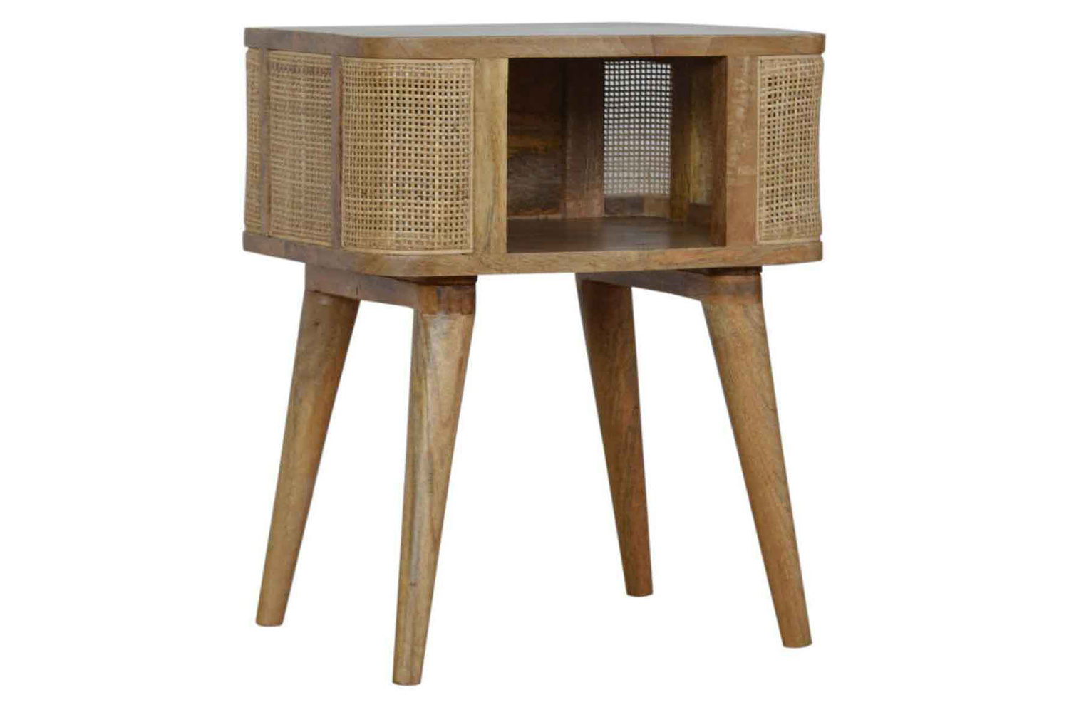 Artisan - Woven Bedside in Open Slot Bedside