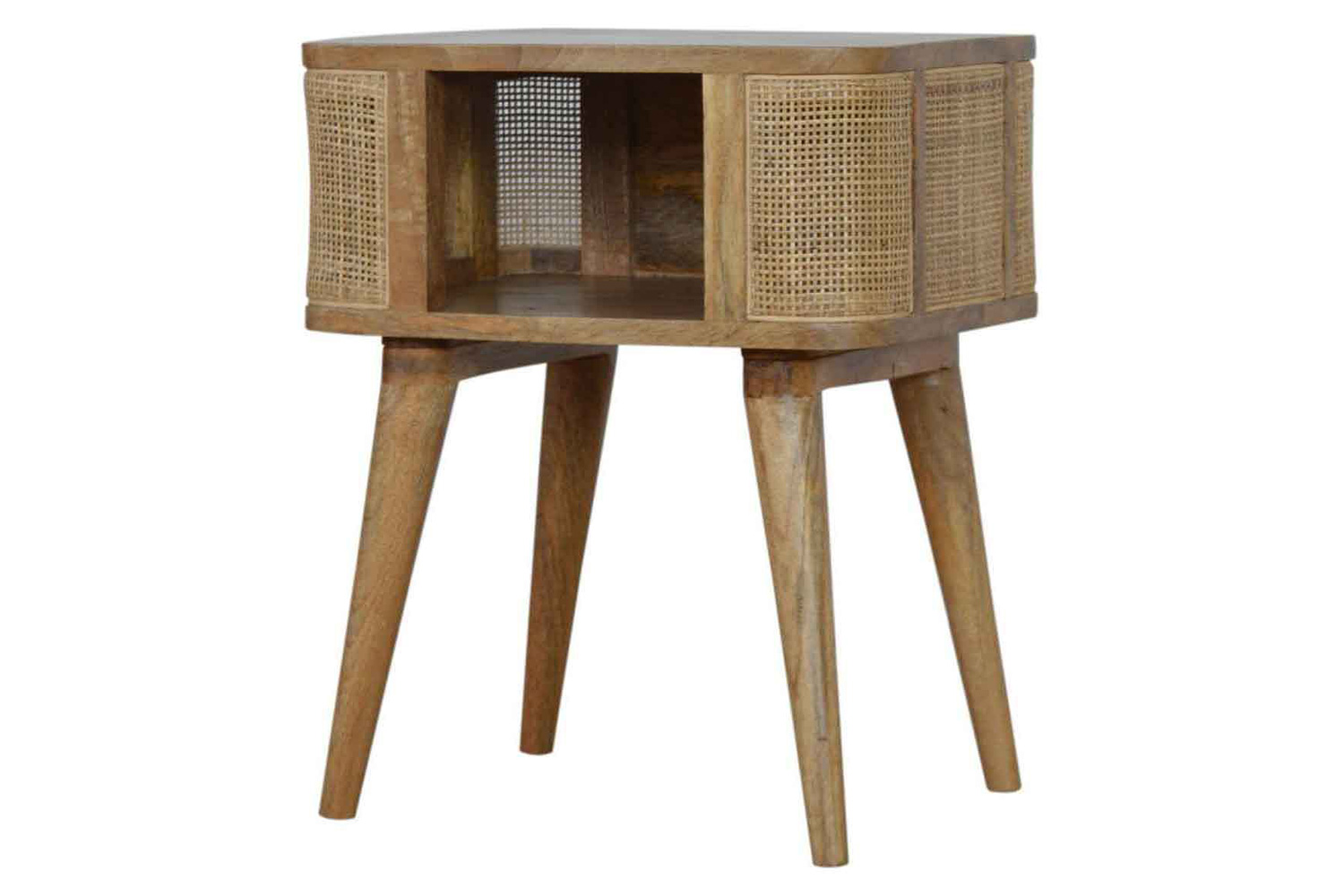 Artisan - Woven Bedside in Open Slot Bedside