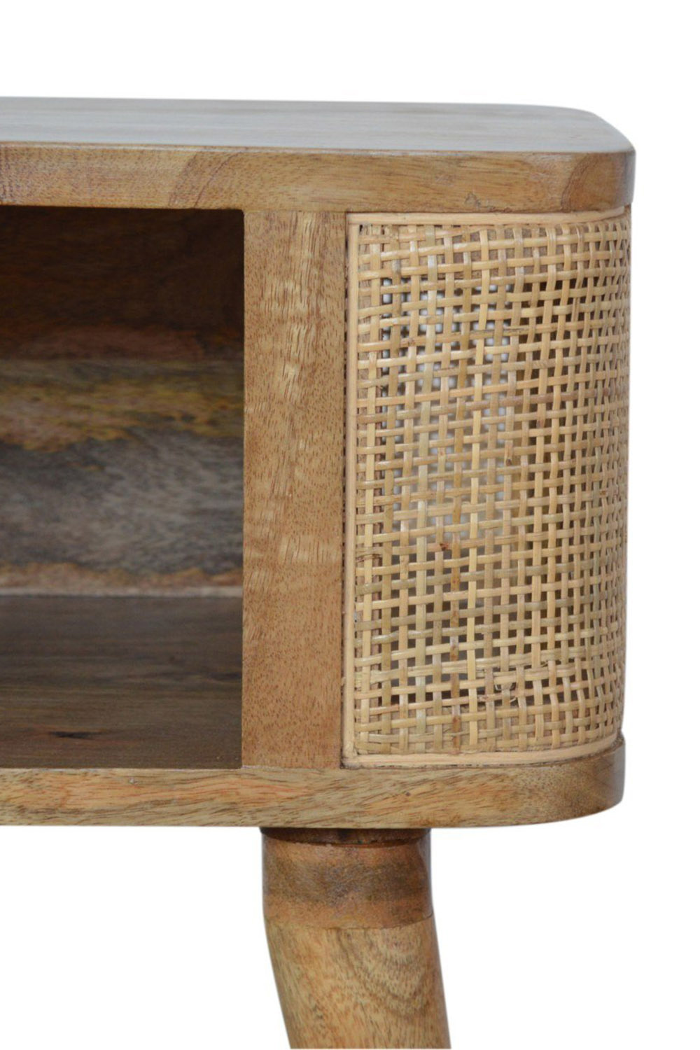 Artisan - Woven Bedside in Open Slot Bedside