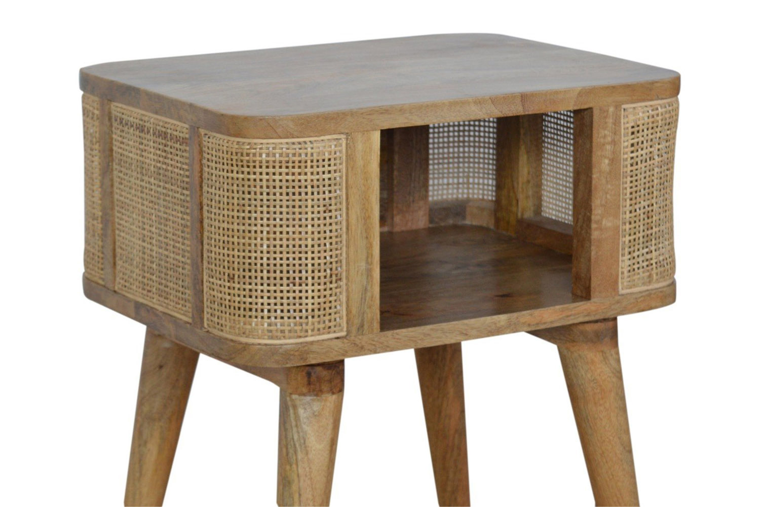 Artisan - Woven Bedside in Open Slot Bedside