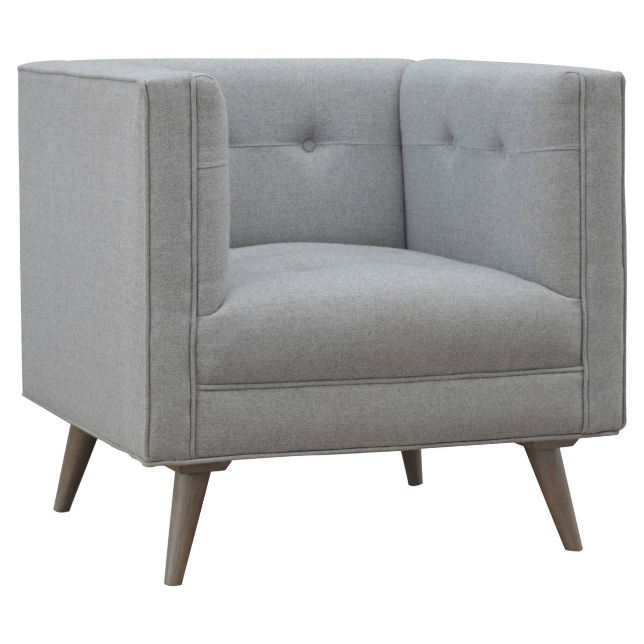 Artisan™ Armchair - Gray, Tweed