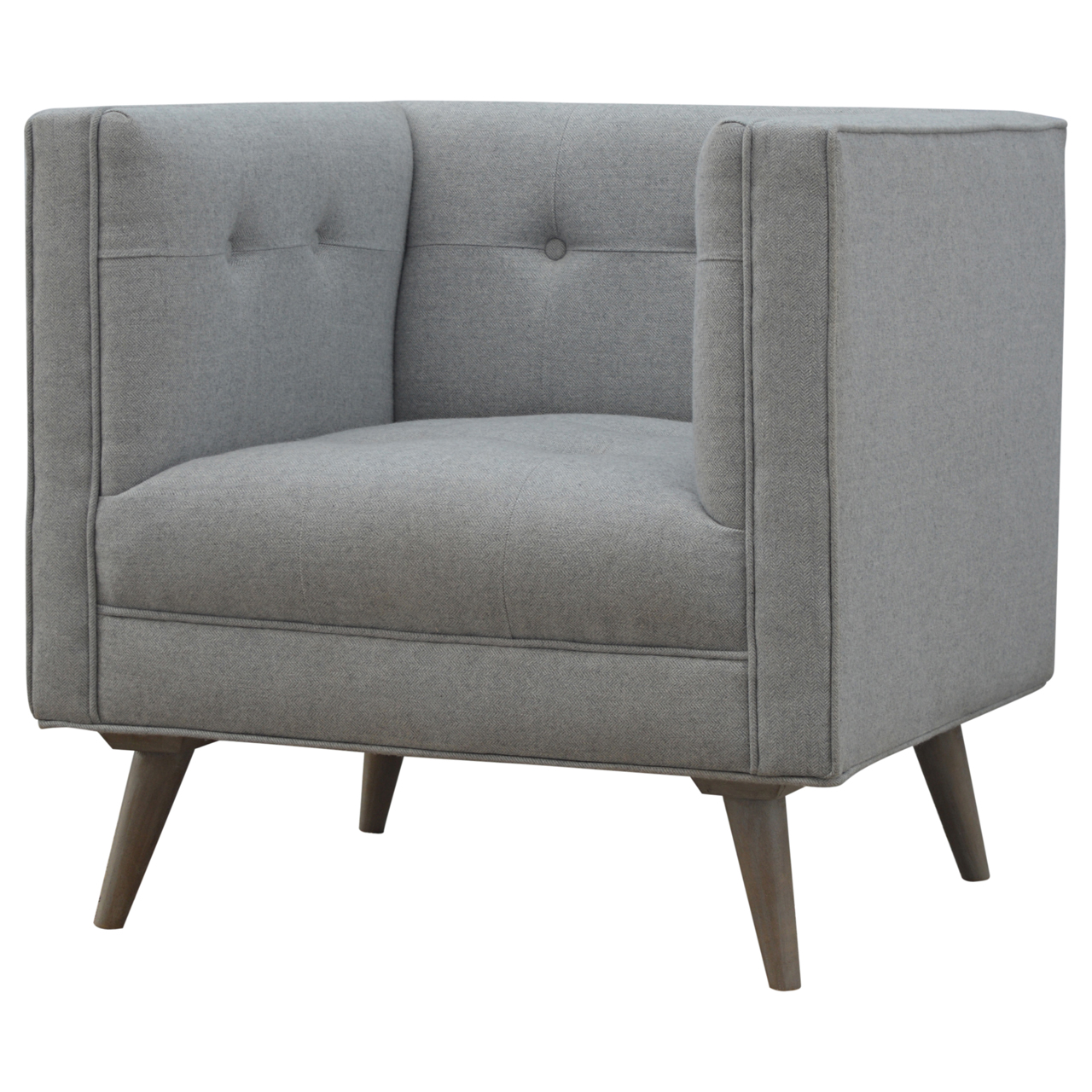 Artisan™ Armchair - Gray, Tweed