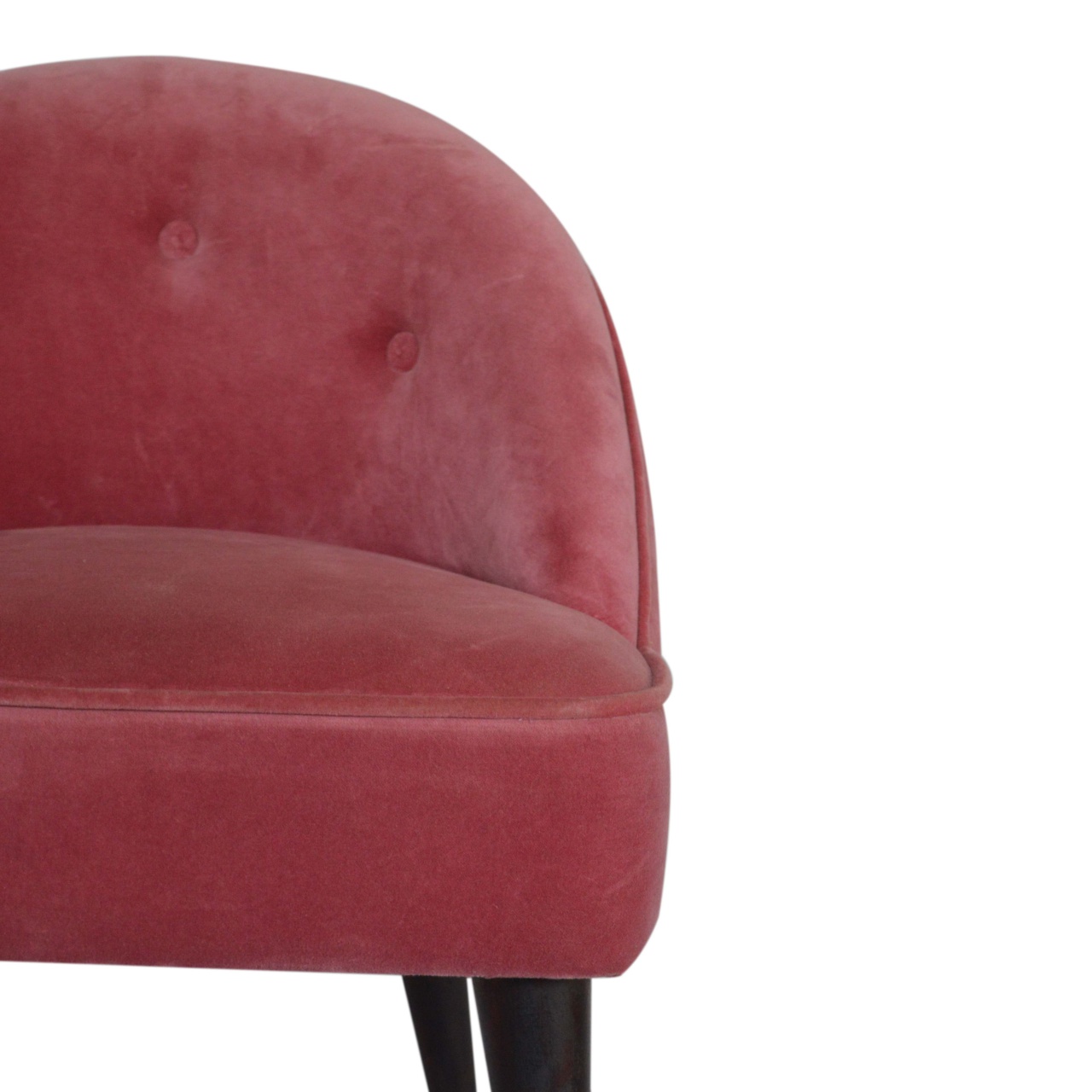 Artisan Deep Button Chair - Pink, Velvet