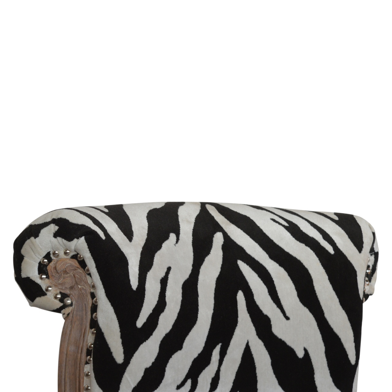 Artisan - Zebra Printed Studded Chair