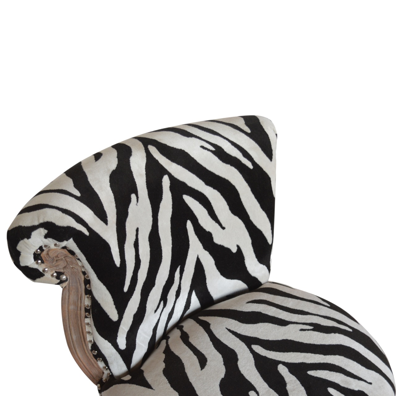 Artisan - Zebra Printed Studded Chair