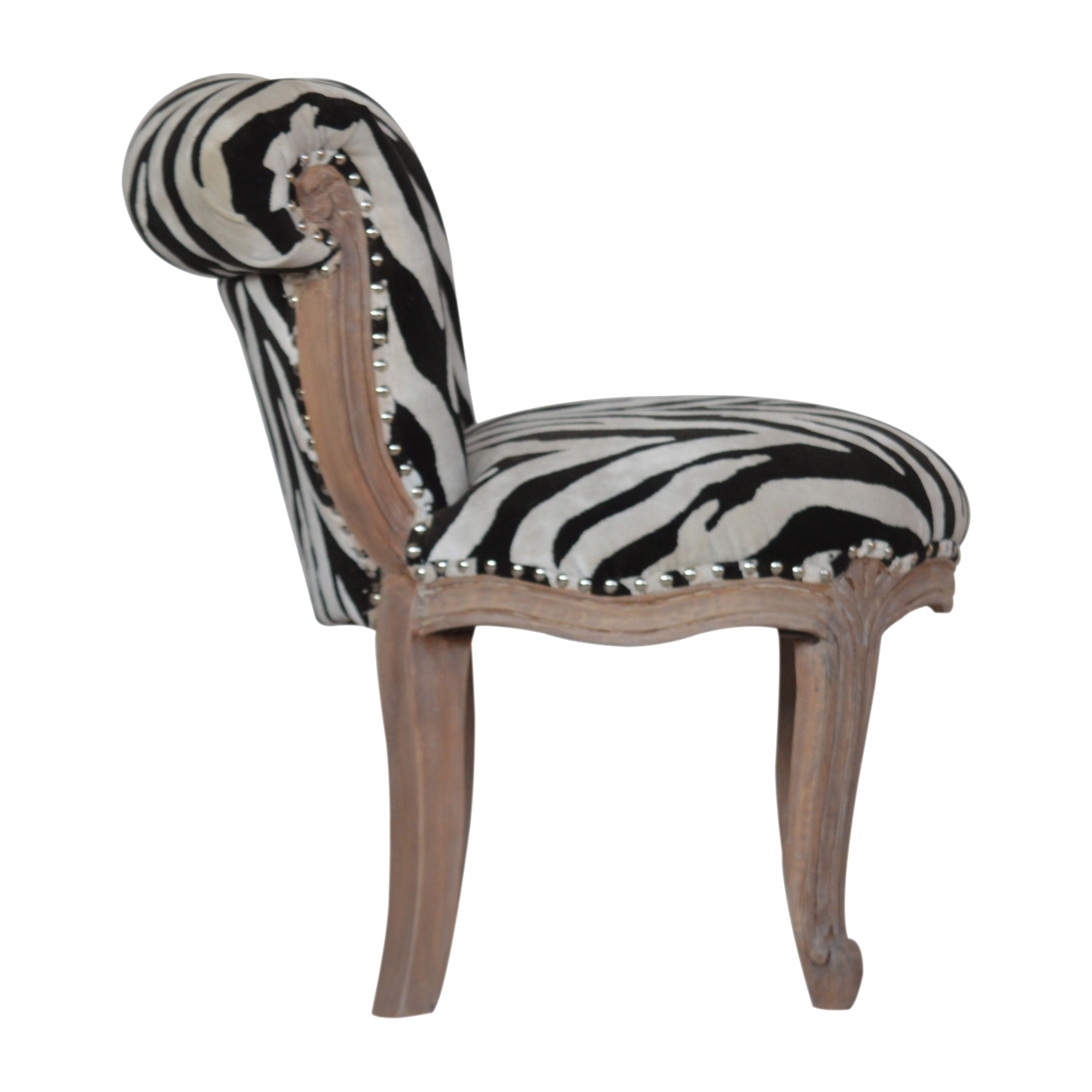 Artisan - Zebra Printed Studded Chair