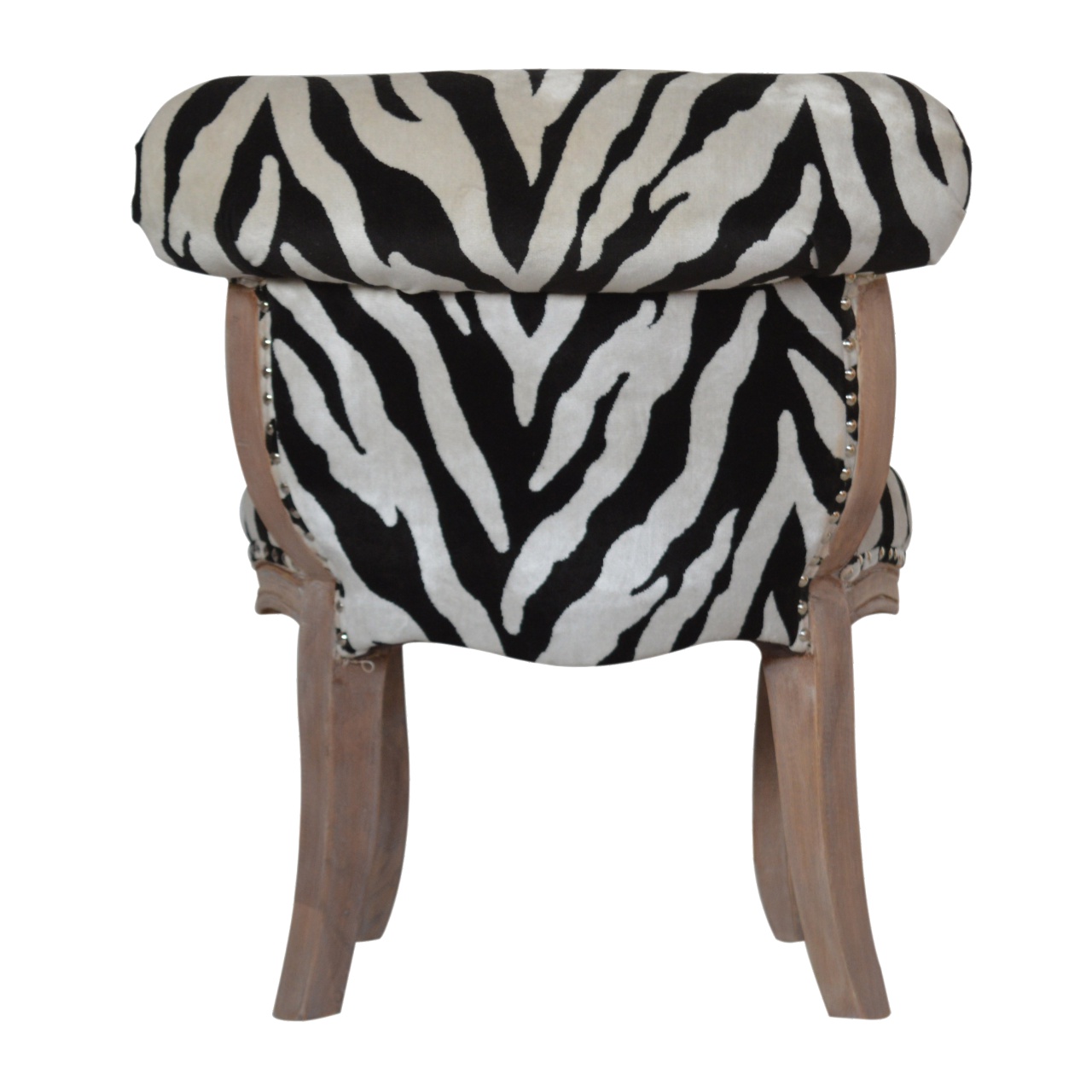 Artisan - Zebra Printed Studded Chair