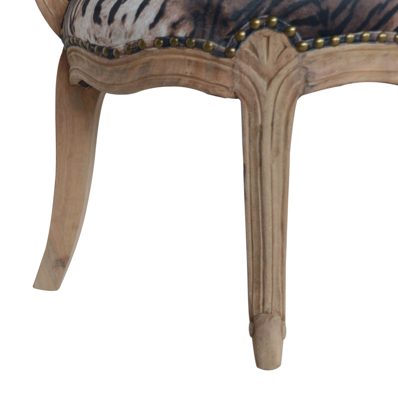 Artisan™ Tiger Printed Studded Chair