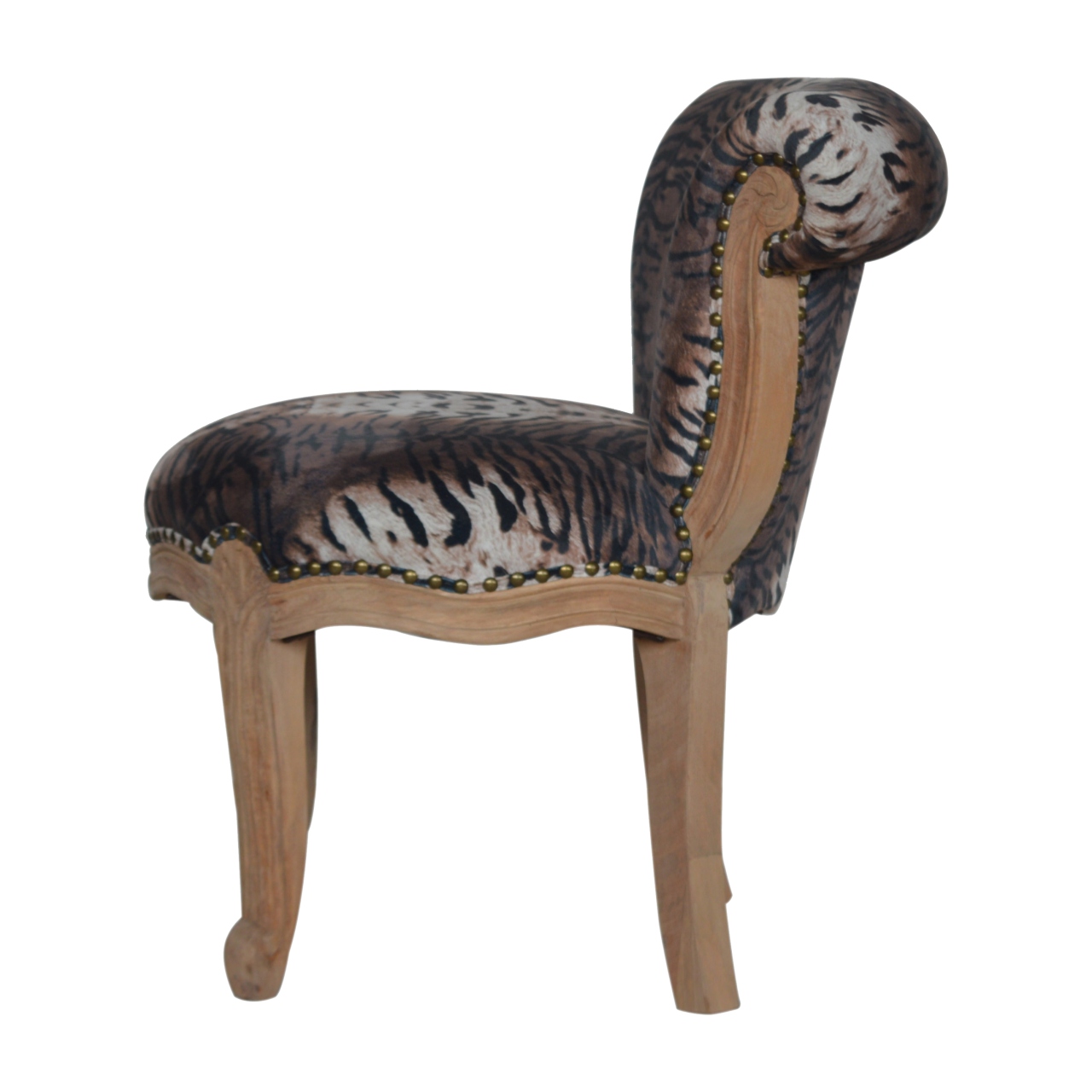 Artisan™ Tiger Printed Studded Chair