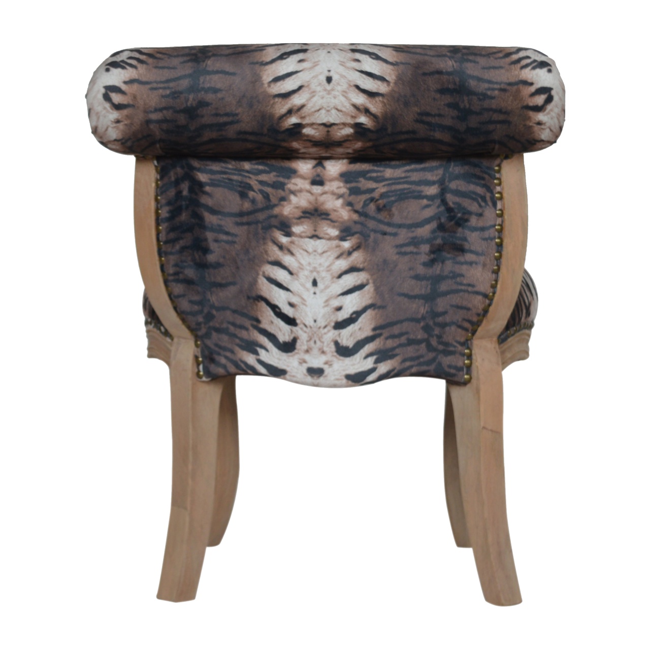 Artisan™ Tiger Printed Studded Chair