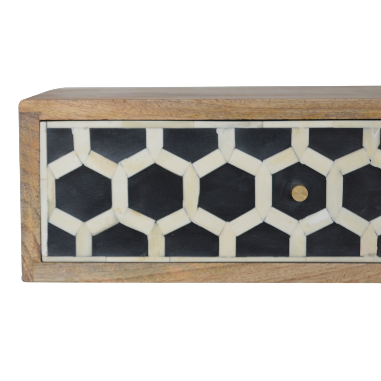 Artisan - Wall Mounted Bone Inlay Nightstand