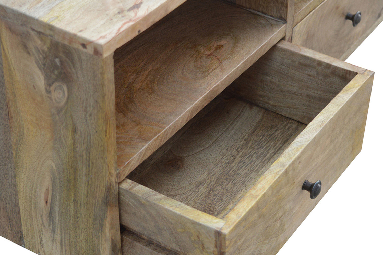 Artisan Nordic Style TV Unit with 3 Drawers - Oak-ish