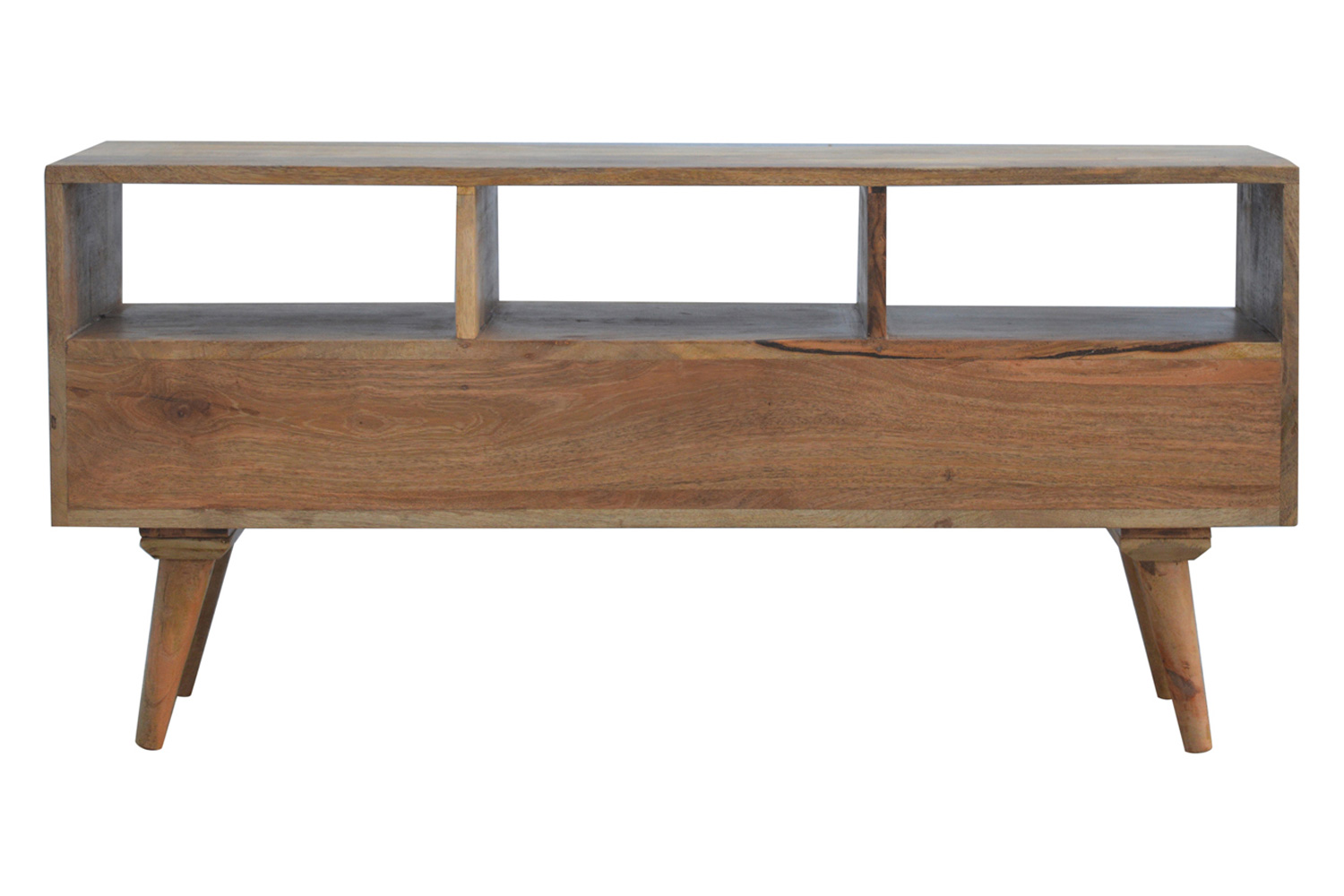 Artisan Nordic Style TV Unit with 3 Drawers - Oak-ish