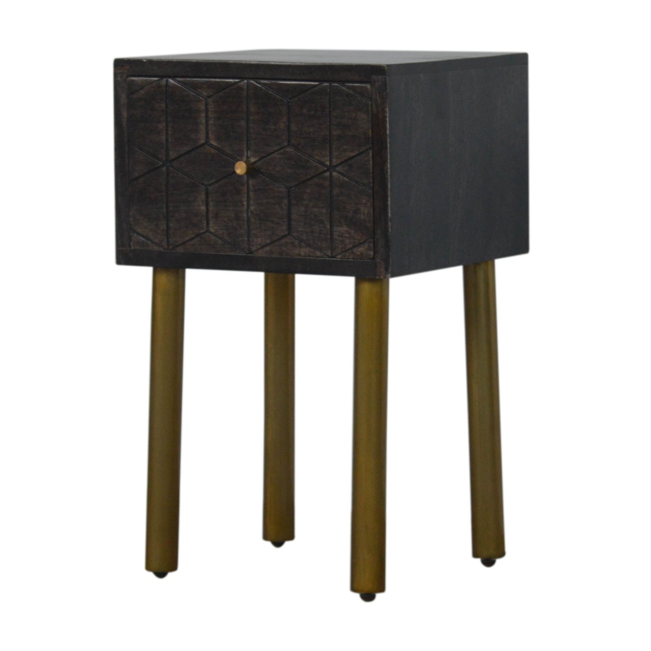 Artisan - Doha Nightstand in Washed Black