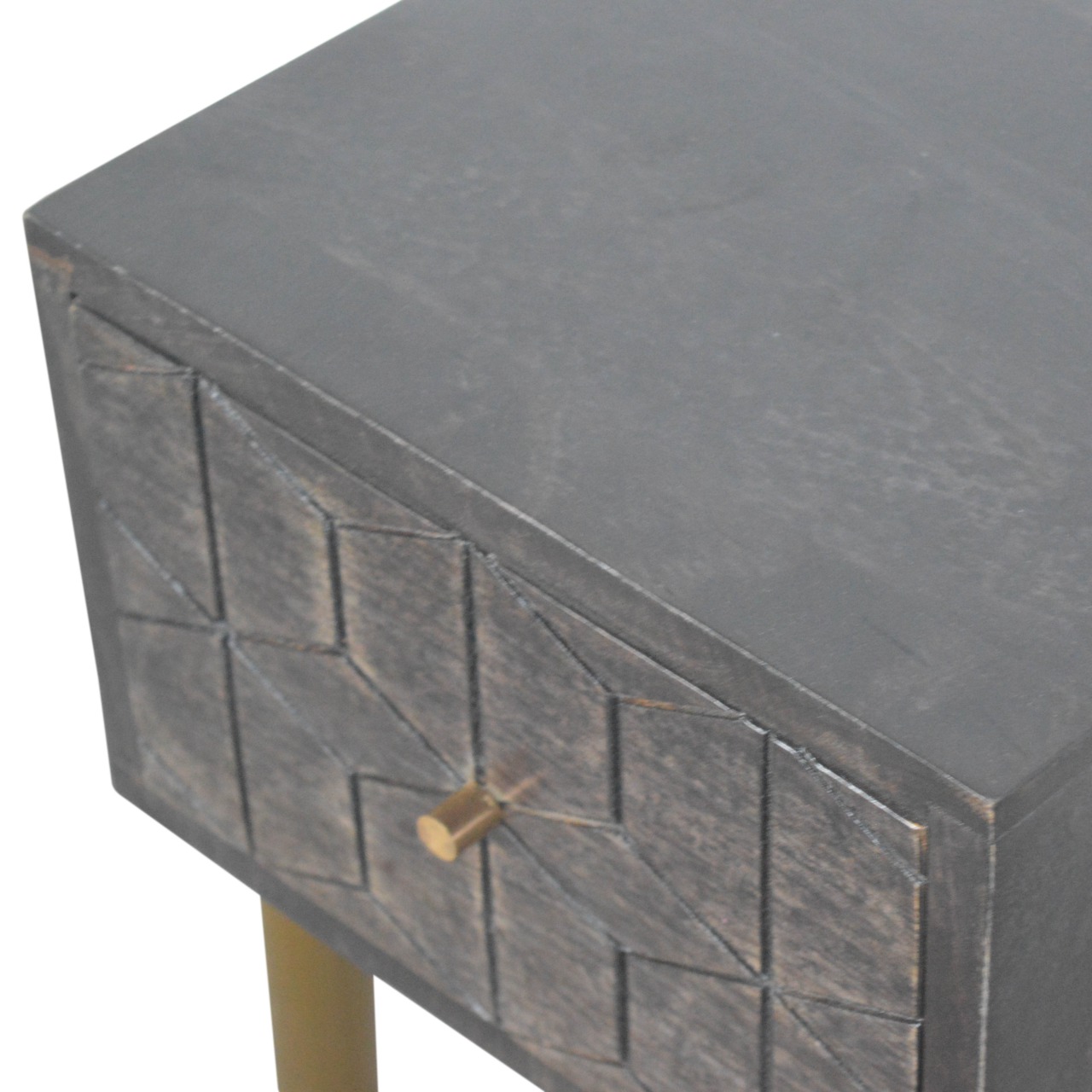 Artisan - Doha Nightstand in Washed Black