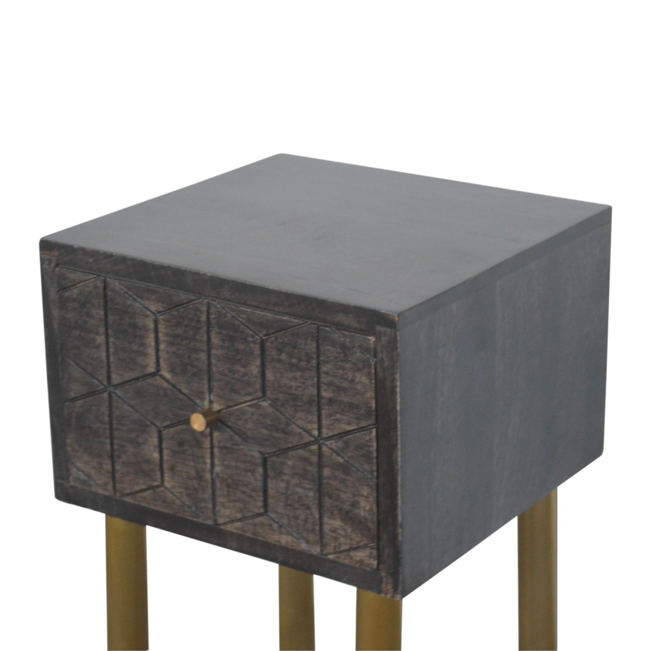 Artisan - Doha Nightstand in Washed Black