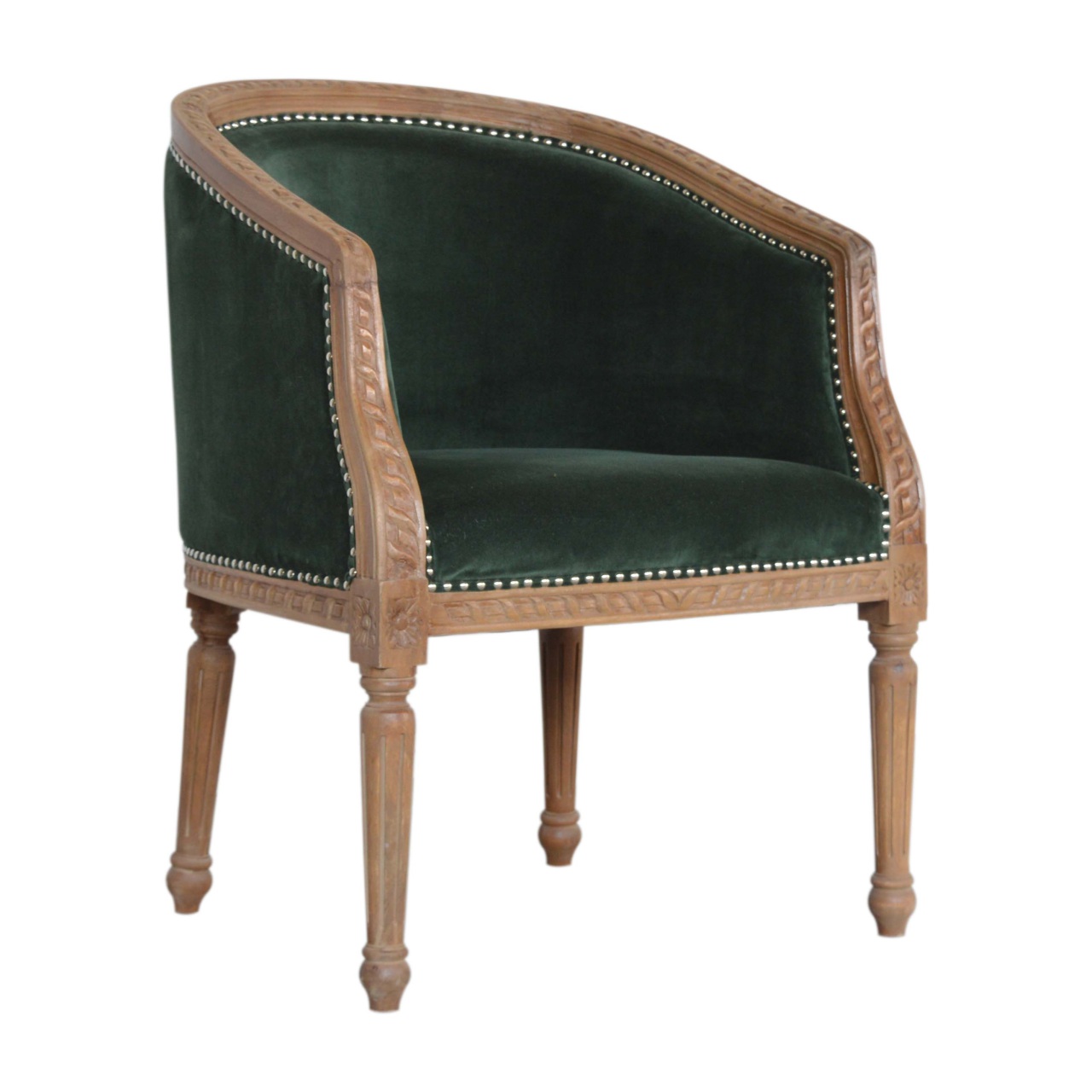 Artisan™ Occasional Chair - Emerald Green, Velvet