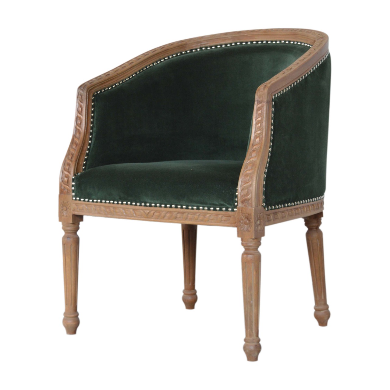 Artisan™ Occasional Chair - Emerald Green, Velvet