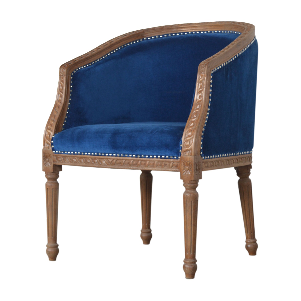 Artisan™ Occasional Chair - Royal Blue, Velvet