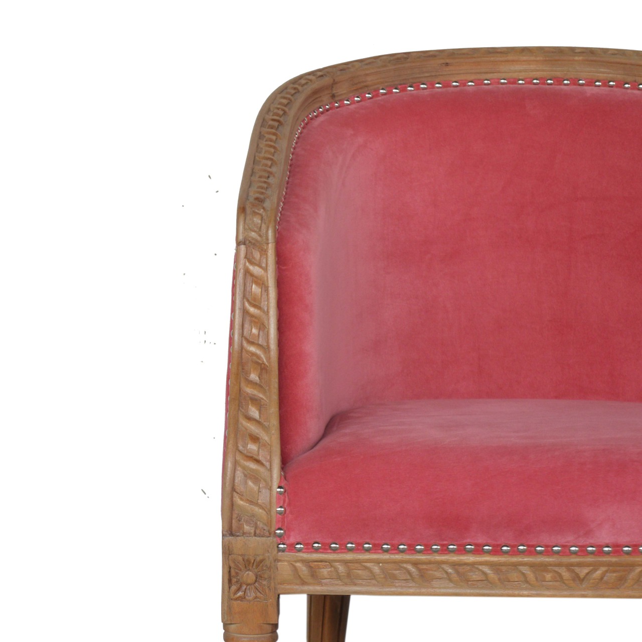 Artisan Occasional Chair - Pink, Velvet