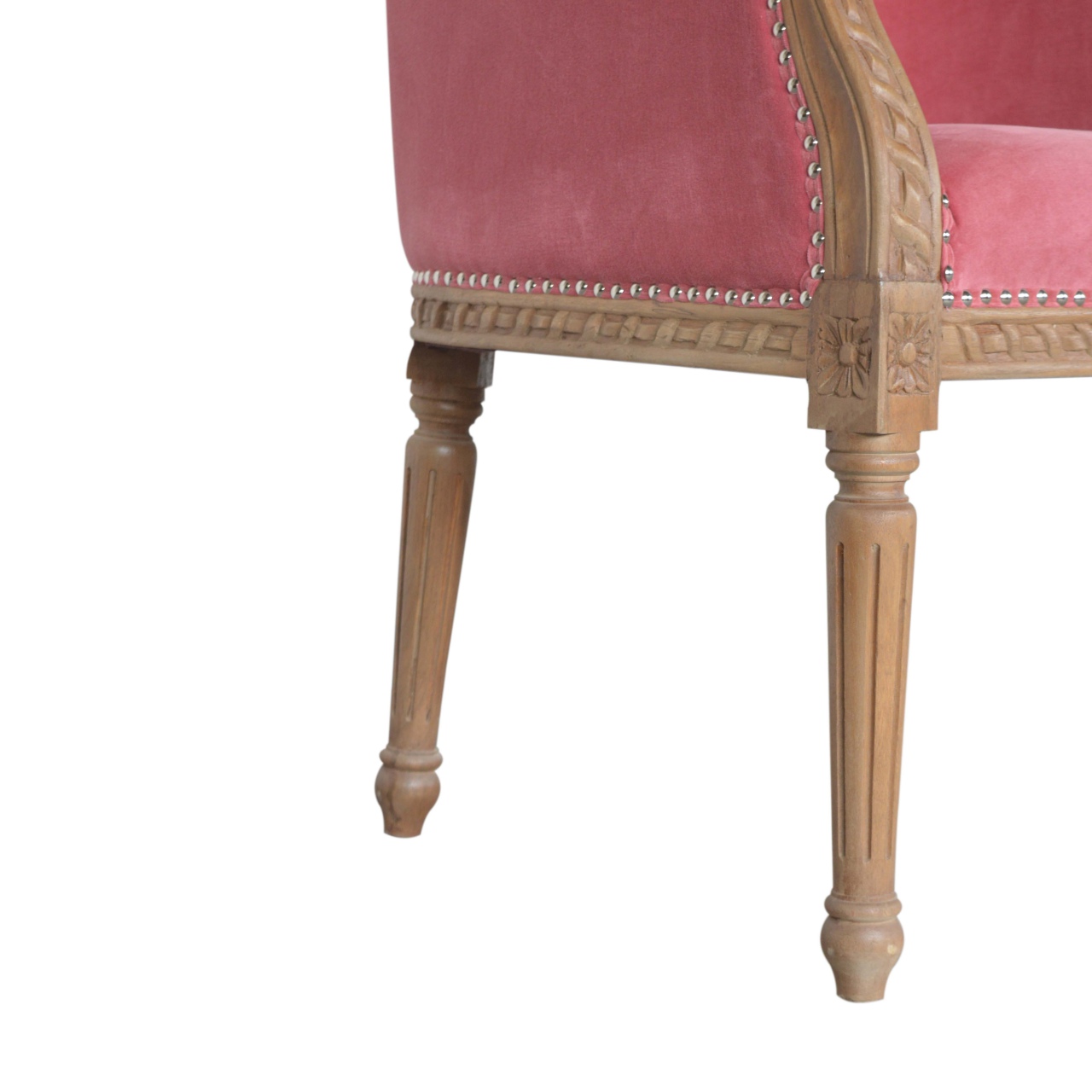 Artisan Occasional Chair - Pink, Velvet