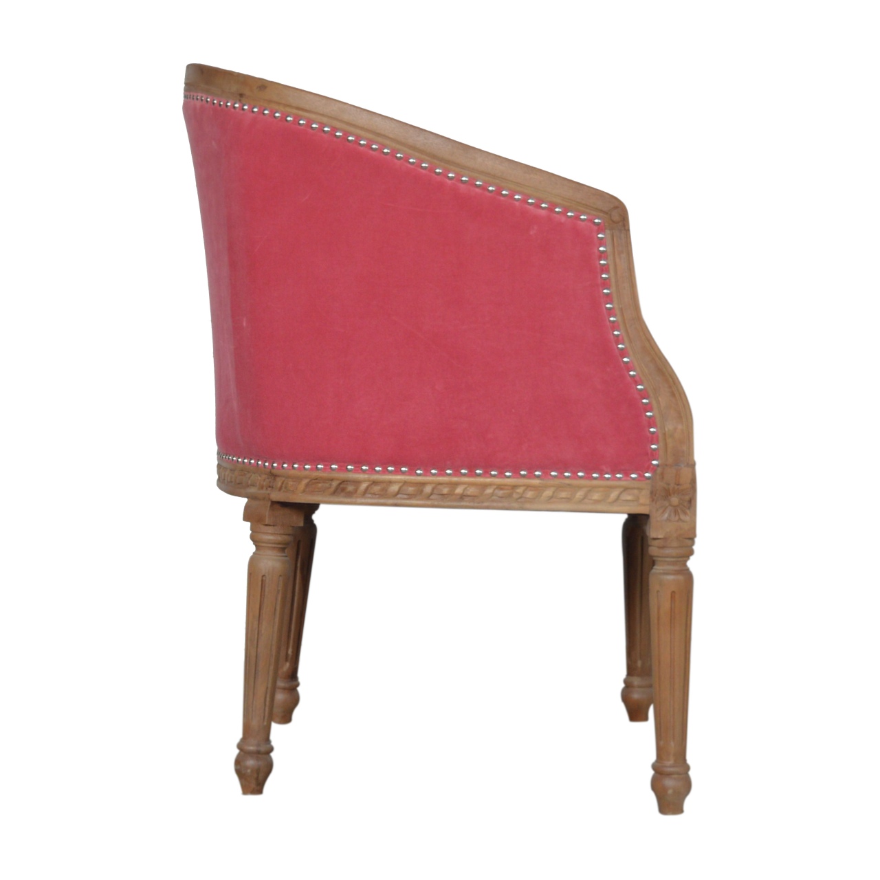 Artisan Occasional Chair - Pink, Velvet