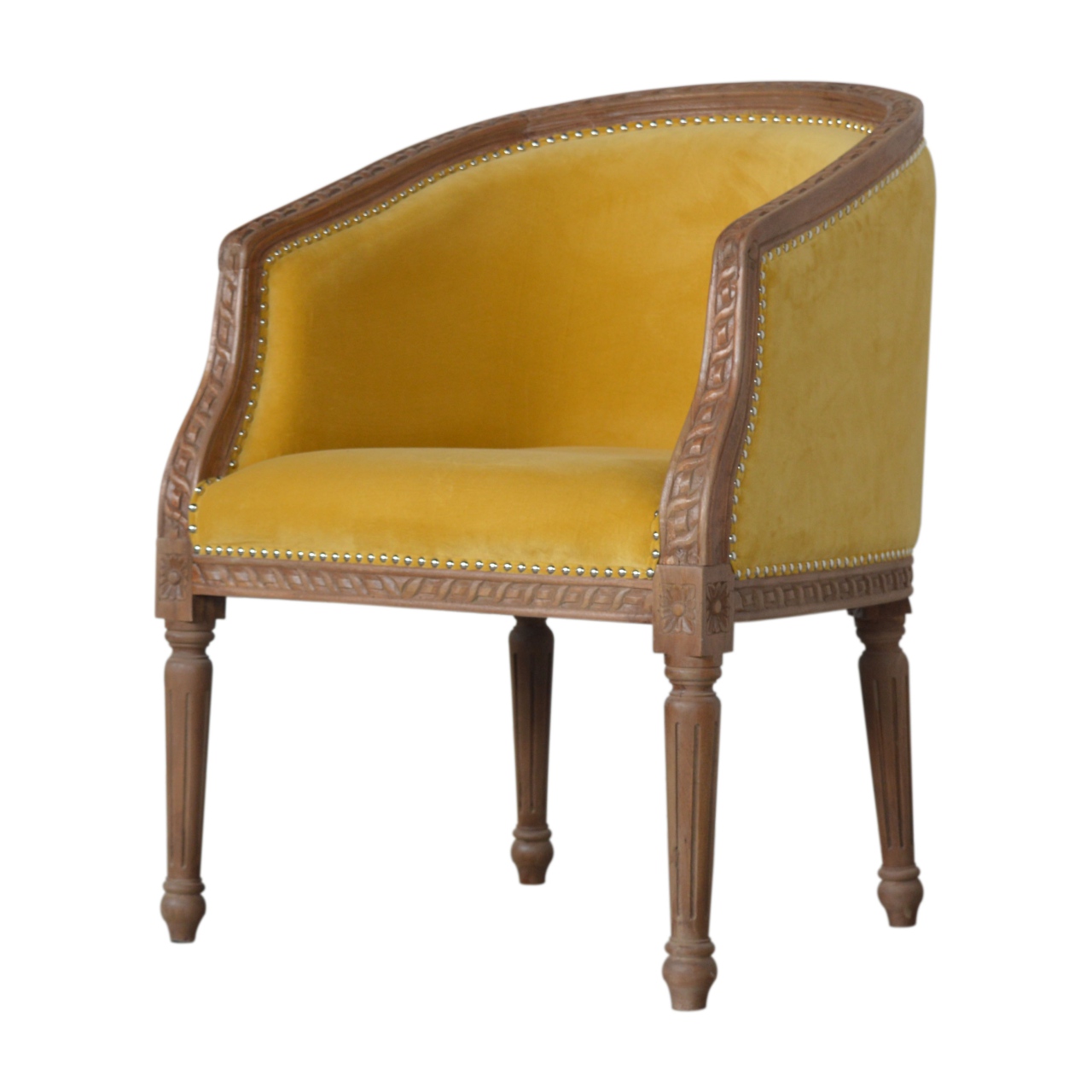 Artisan™ Occasional Chair - Mustard, Velvet