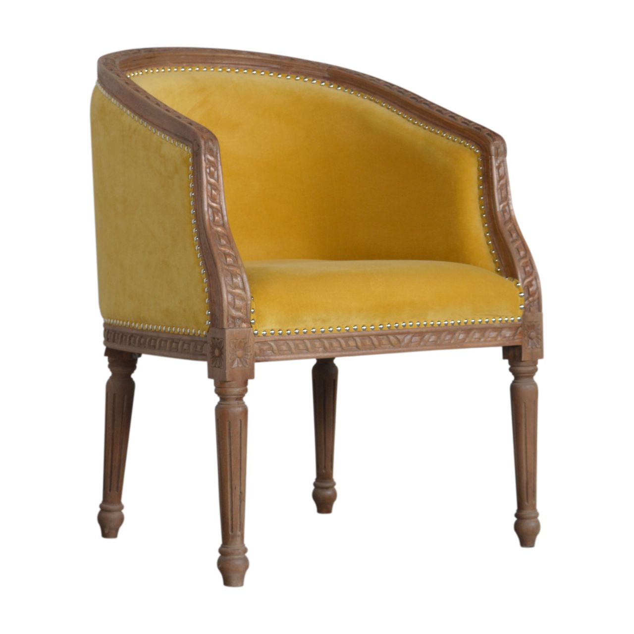 Artisan™ Occasional Chair - Mustard, Velvet