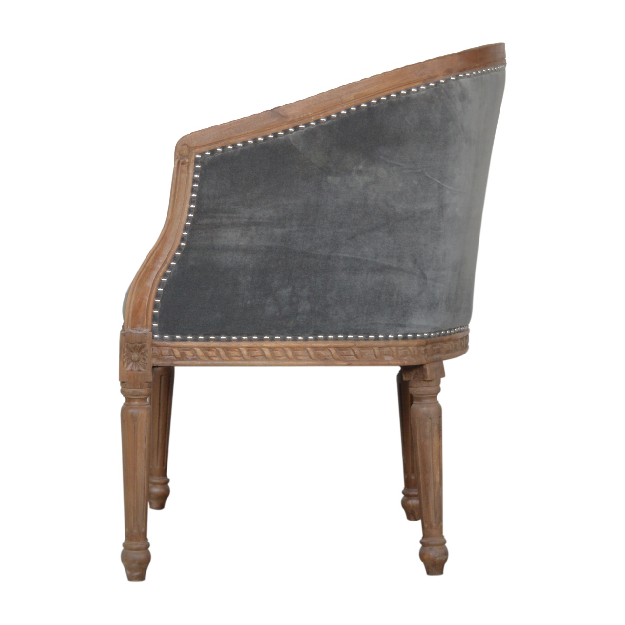 Artisan Occasional Chair - Gray, Velvet