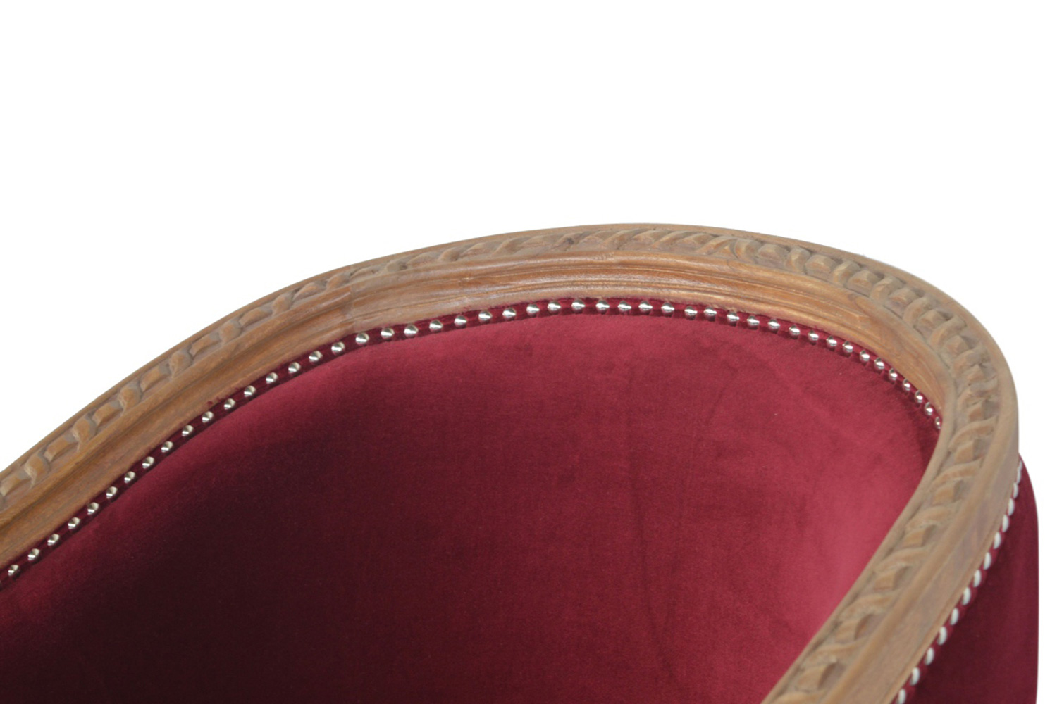 Artisan Velvet Occasional Chair - Wine Red